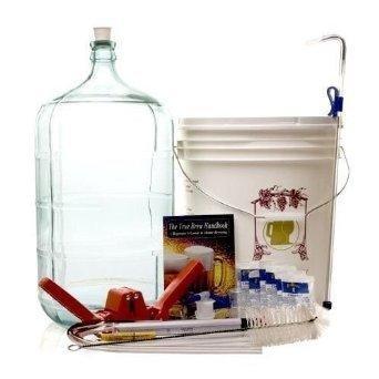 BSG Gold Beer Homebrew Kit with 6 Gallon Glass Carboy