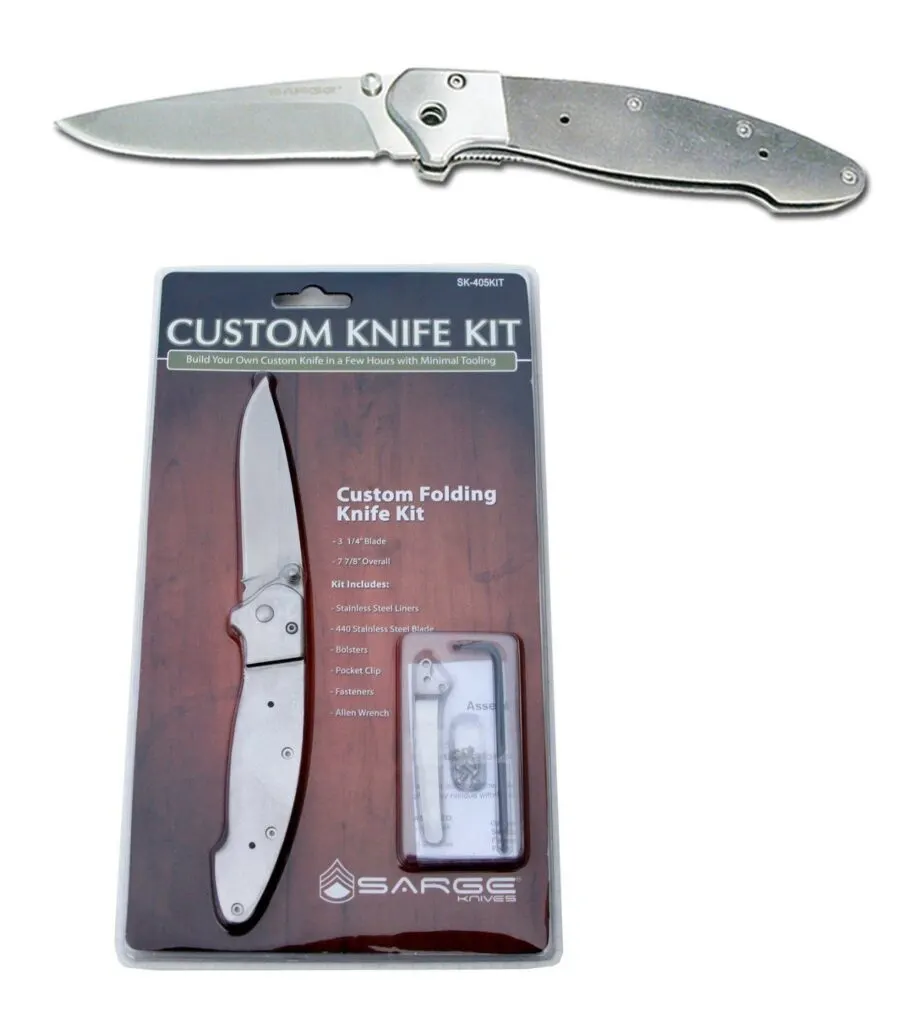Sarge SK-405KIT Custom Folding Knife Kit