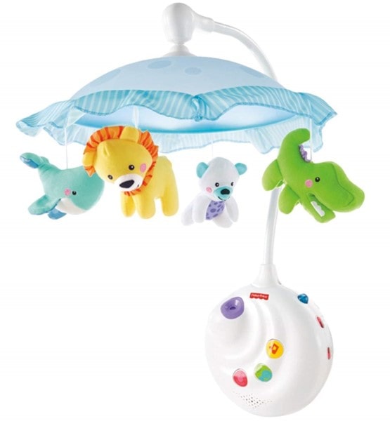 1. Fisher-Price Precious Planet 2-in-1 Projection Mobile