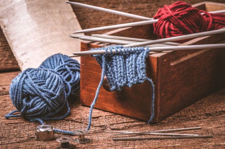 Knitting vs. Crochet Understanding the Basics shelf