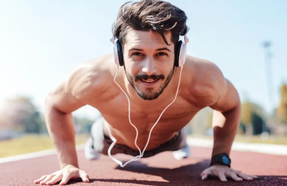 Best Headphones for Workout Out - Pushups