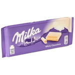 Milka white chocolate