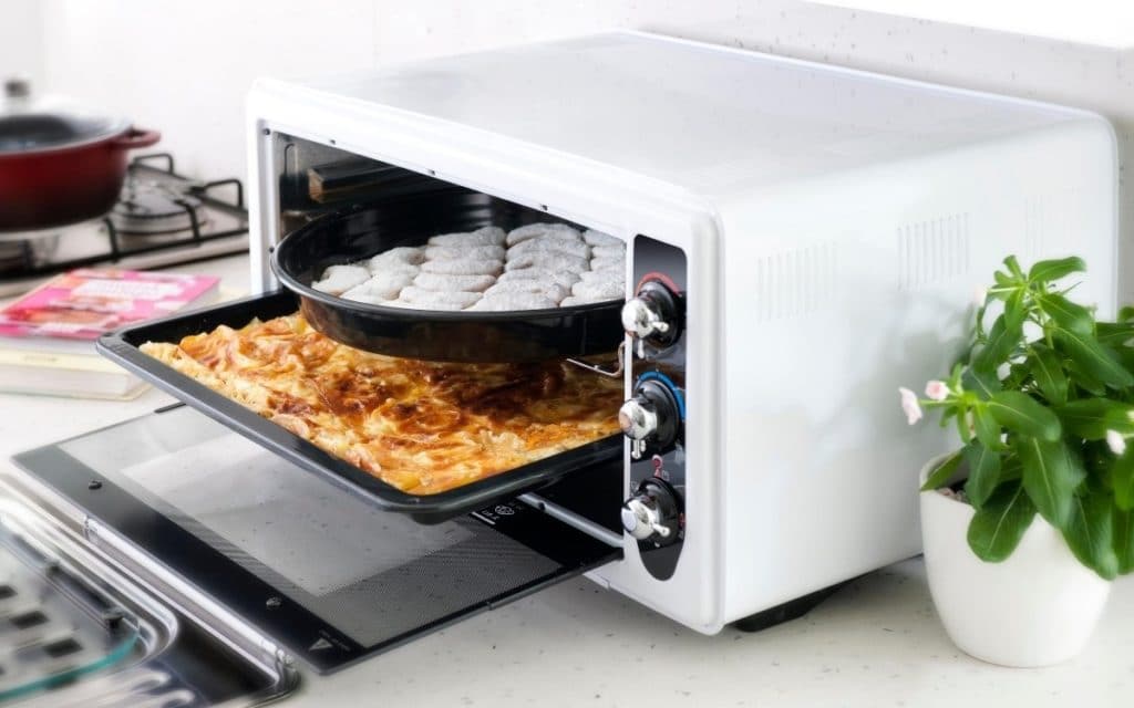 Toaster Oven vs. Microwave: The Great Heated Debate - shelf