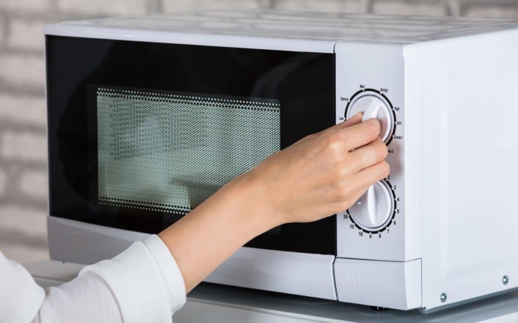 Toaster Oven vs. Microwave - White Microwave