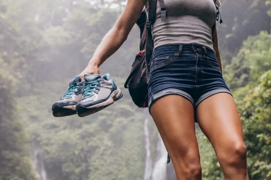 Holding the Best Hiking Shoes for Women