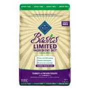 Blue Buffalo Basics Limited Ingredient Grain-Free Formula Turkey & Potato Indoor Mature 