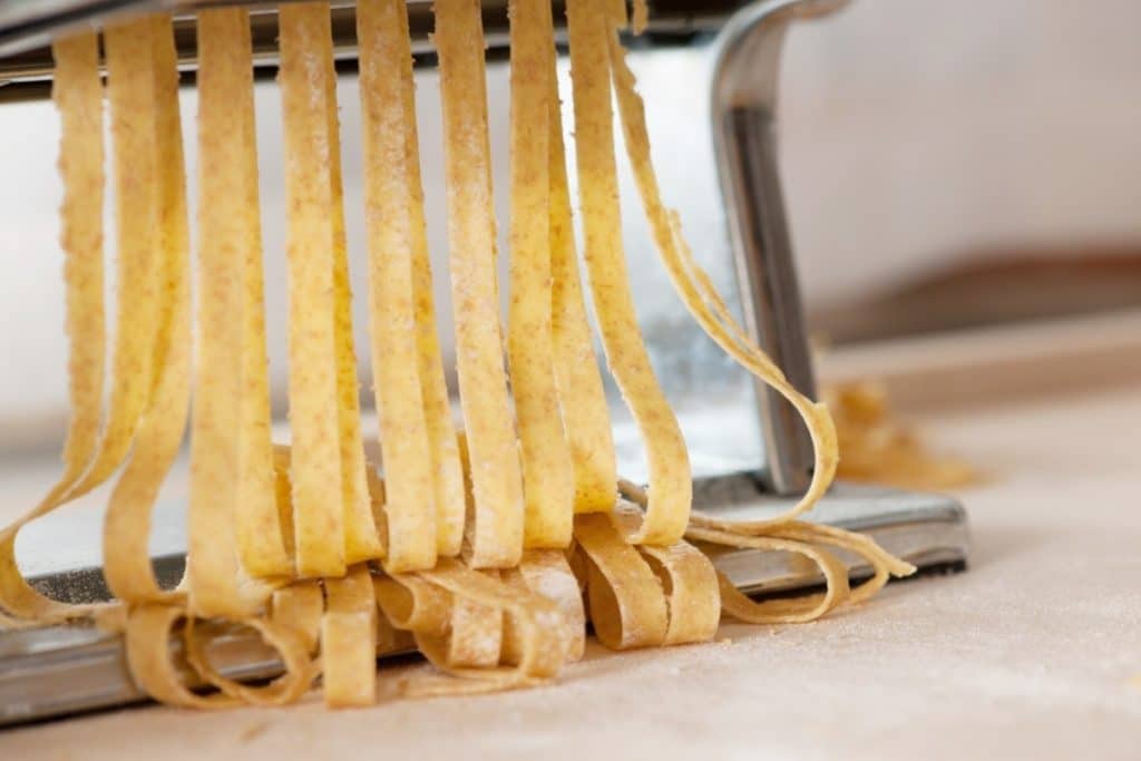 Noodles Coming Out of One of the Best Electric Pasta Makers