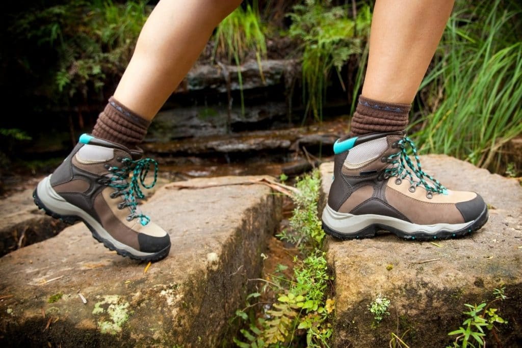 Woman Wearing the Best Hiking Socks