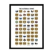 Mappinners The National Parks Print