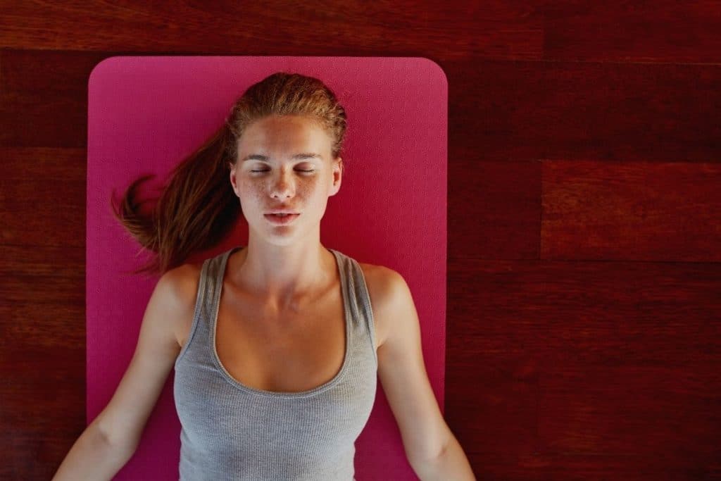 The Corpse Pose benefits of morning yoga