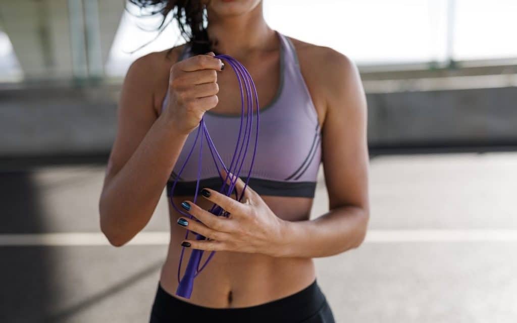 Woman Holding One of the Best Jump Ropes