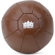 Crown Sporting Goods Leather Weighted Medicine Ball