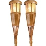 Newhouse Lighting Solar Flickering LED Tiki Torches