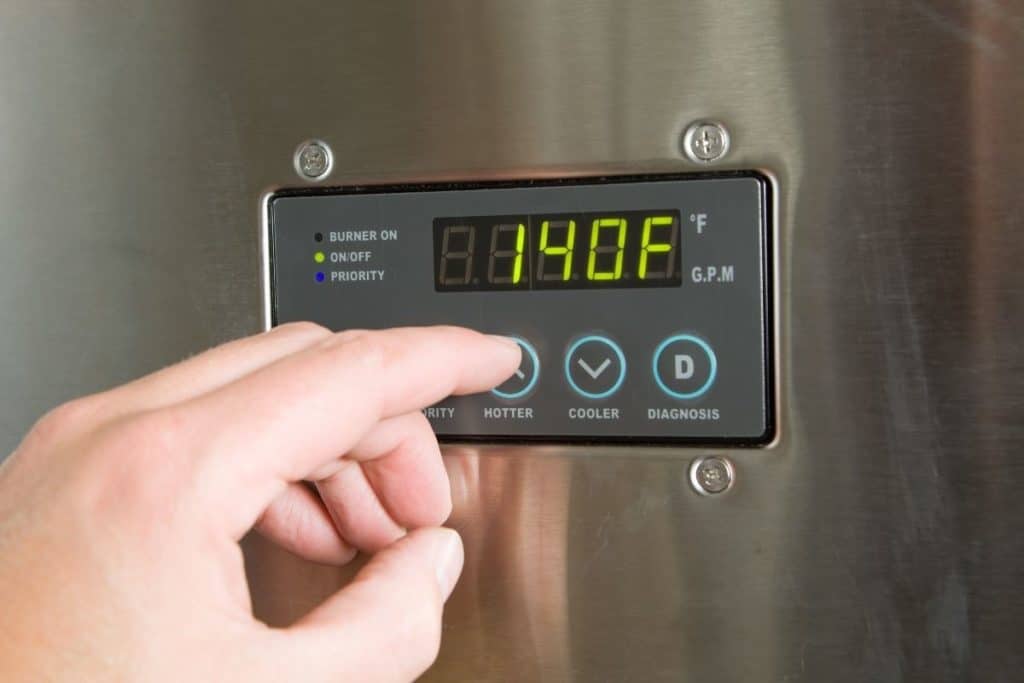 Adjusting the temperature on a Gas or Electric Tankless Water Heater
