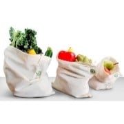 Organic Cotton Muslin Bags