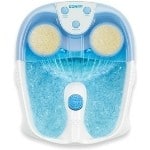 Conair Waterfall Foot Spa with Lights, Bubbles, and Massage Rollers