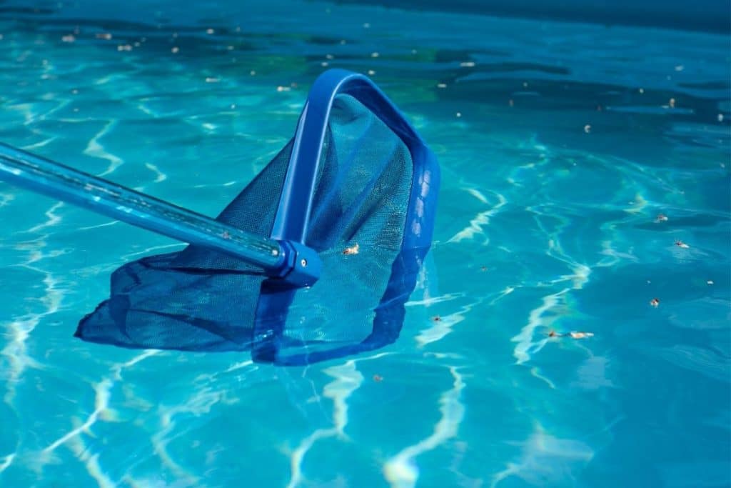Manual Pool Cleaner net used to clear debris types of pool cleaners