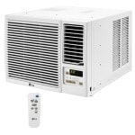 LG Electronics 7,500 BTU Window Air Conditioner with Heat