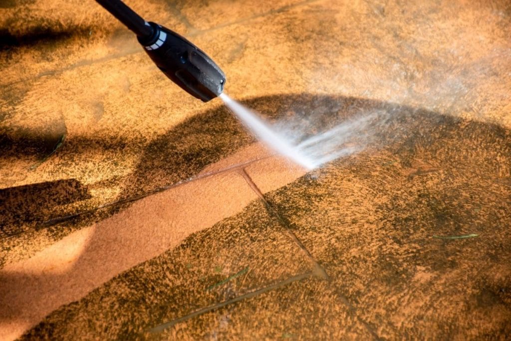 Clearing grime with an Electric Power Washer