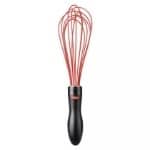 OXO Black & Red Silicone Whisk