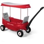 Radio Flyer Deluxe All-Terrain Family Red Wagon