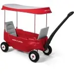 Radio Flyer Deluxe All-Terrain Family Red Wagon