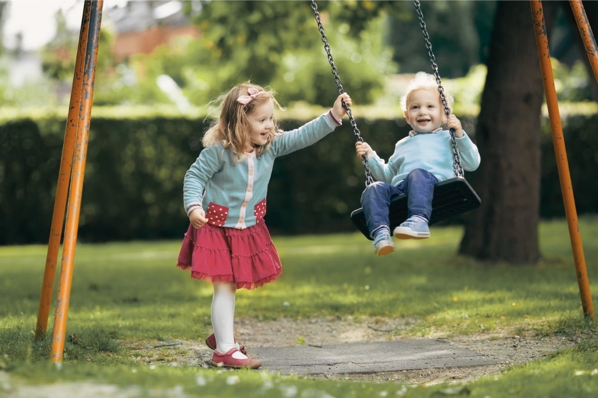best swing sets for small backyards