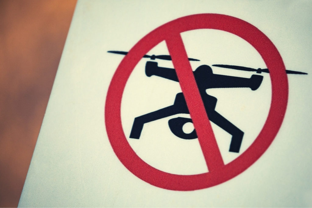 no drones allowed